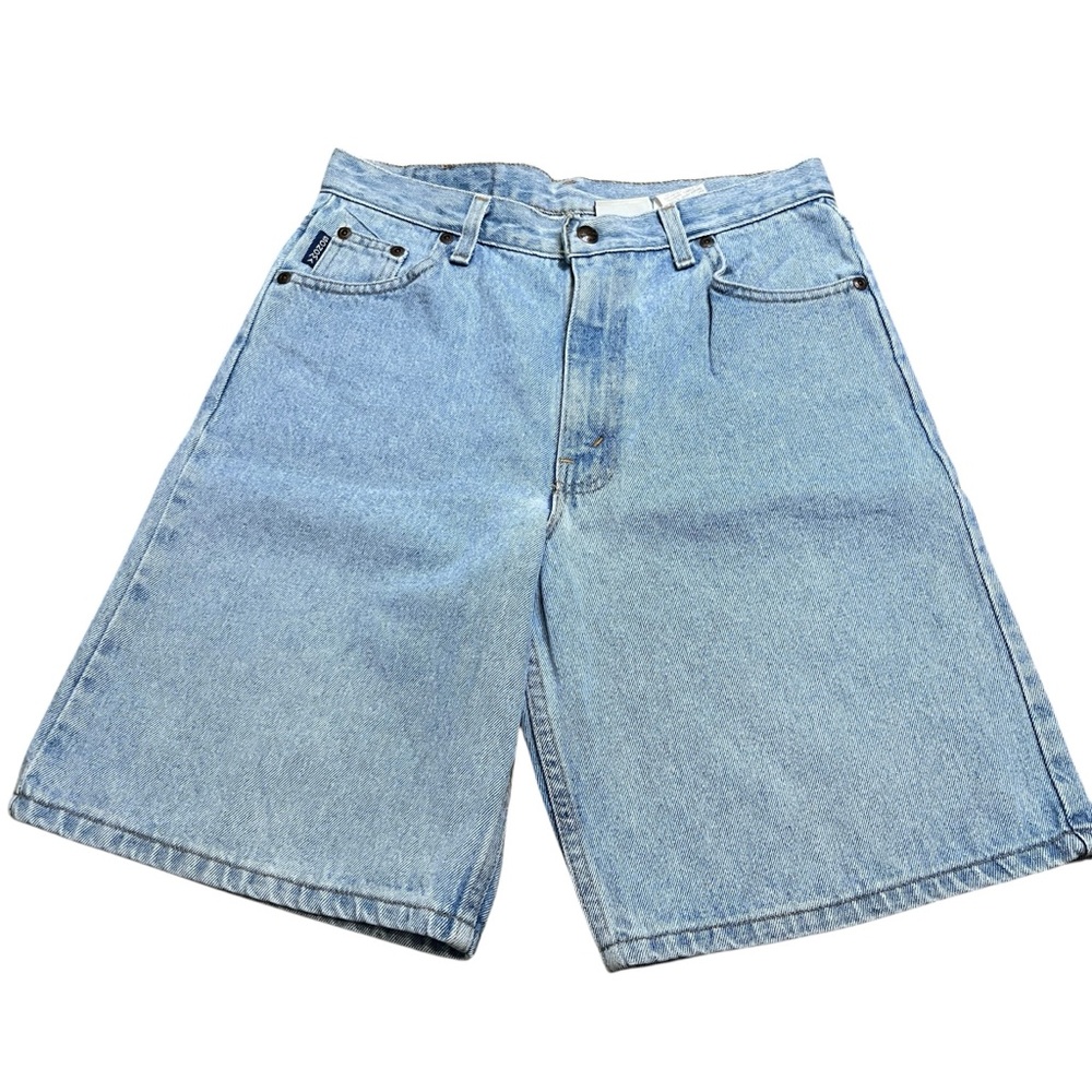 Vintage 90s Mom Baggy Jean Shorts Jorts Light Blue Dad Jorts Size 12